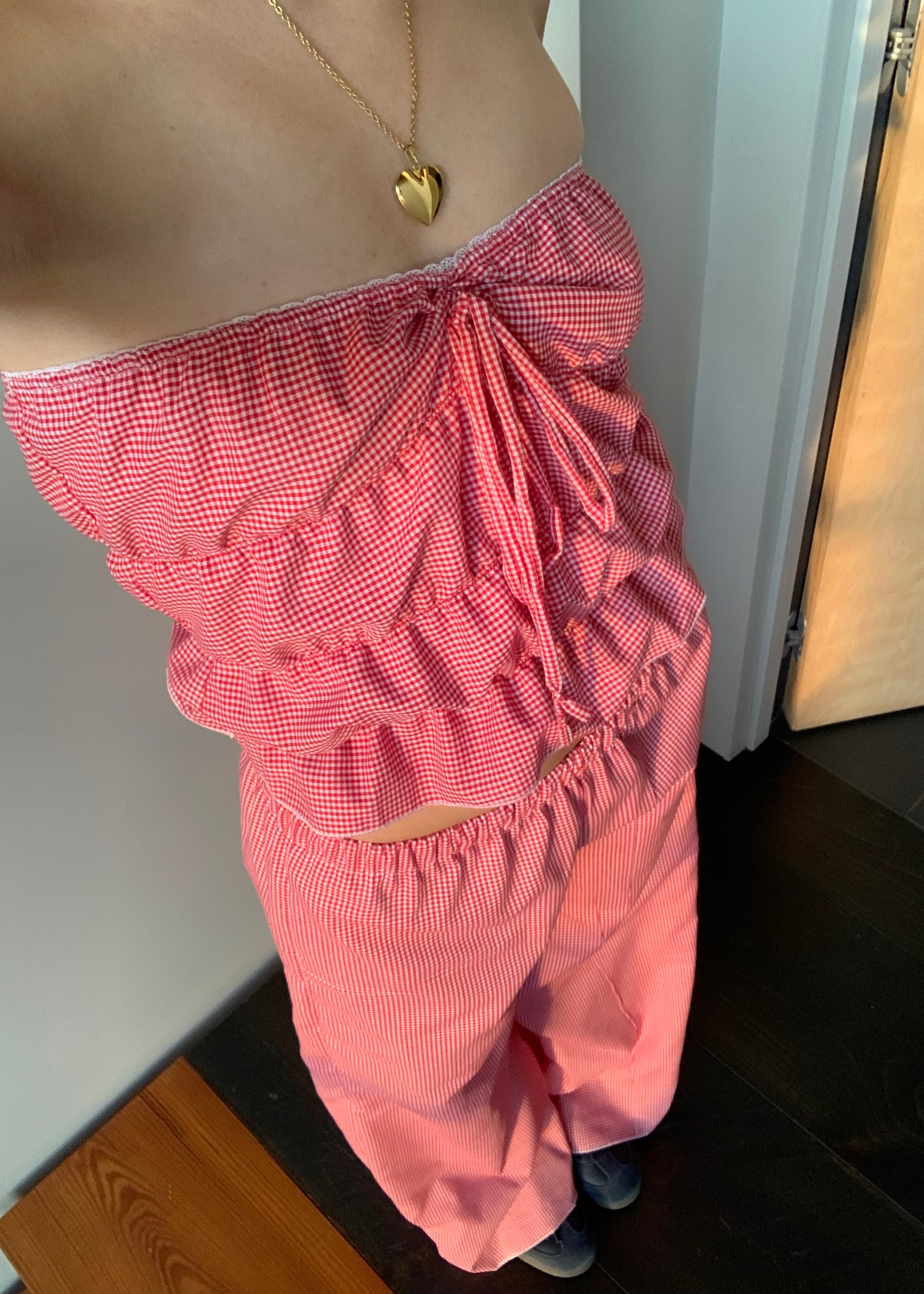 Gingham Pant Set