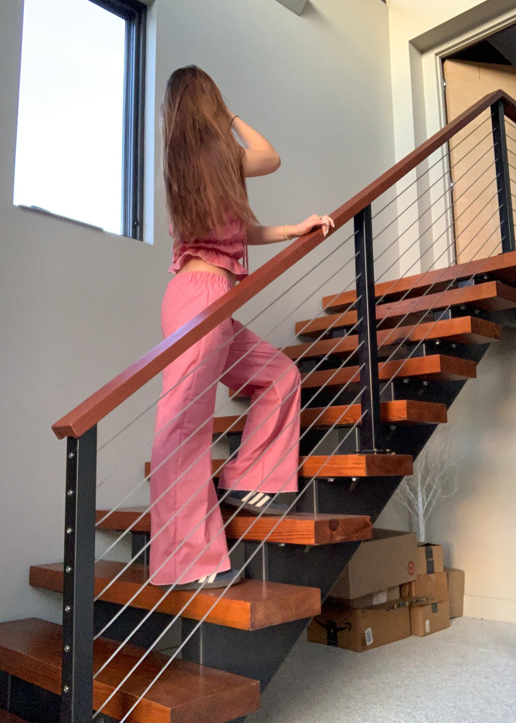 Cherry Gingham Pant