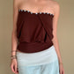 Cai Button Top - Espresso