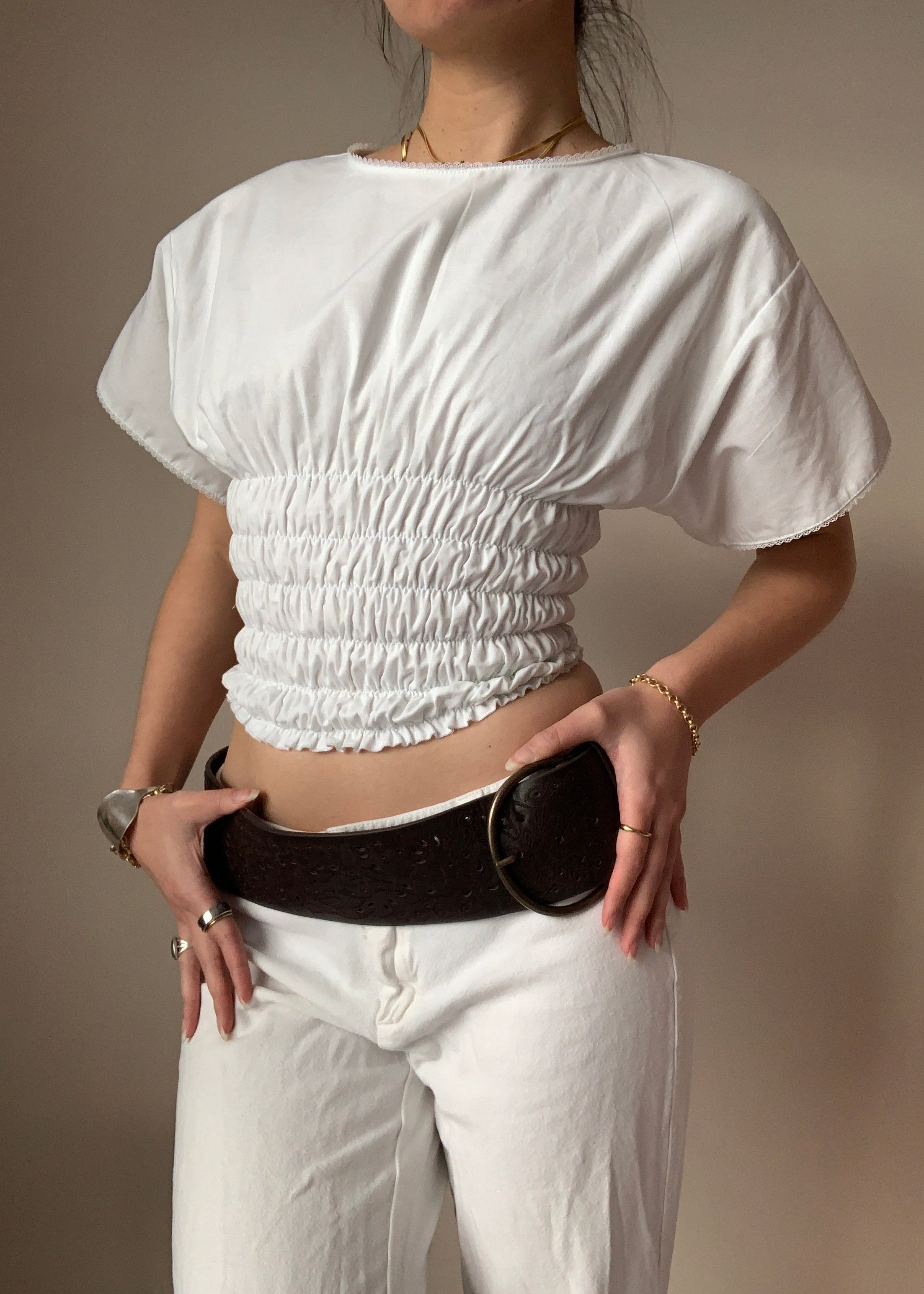 Chiara Ivory Top
