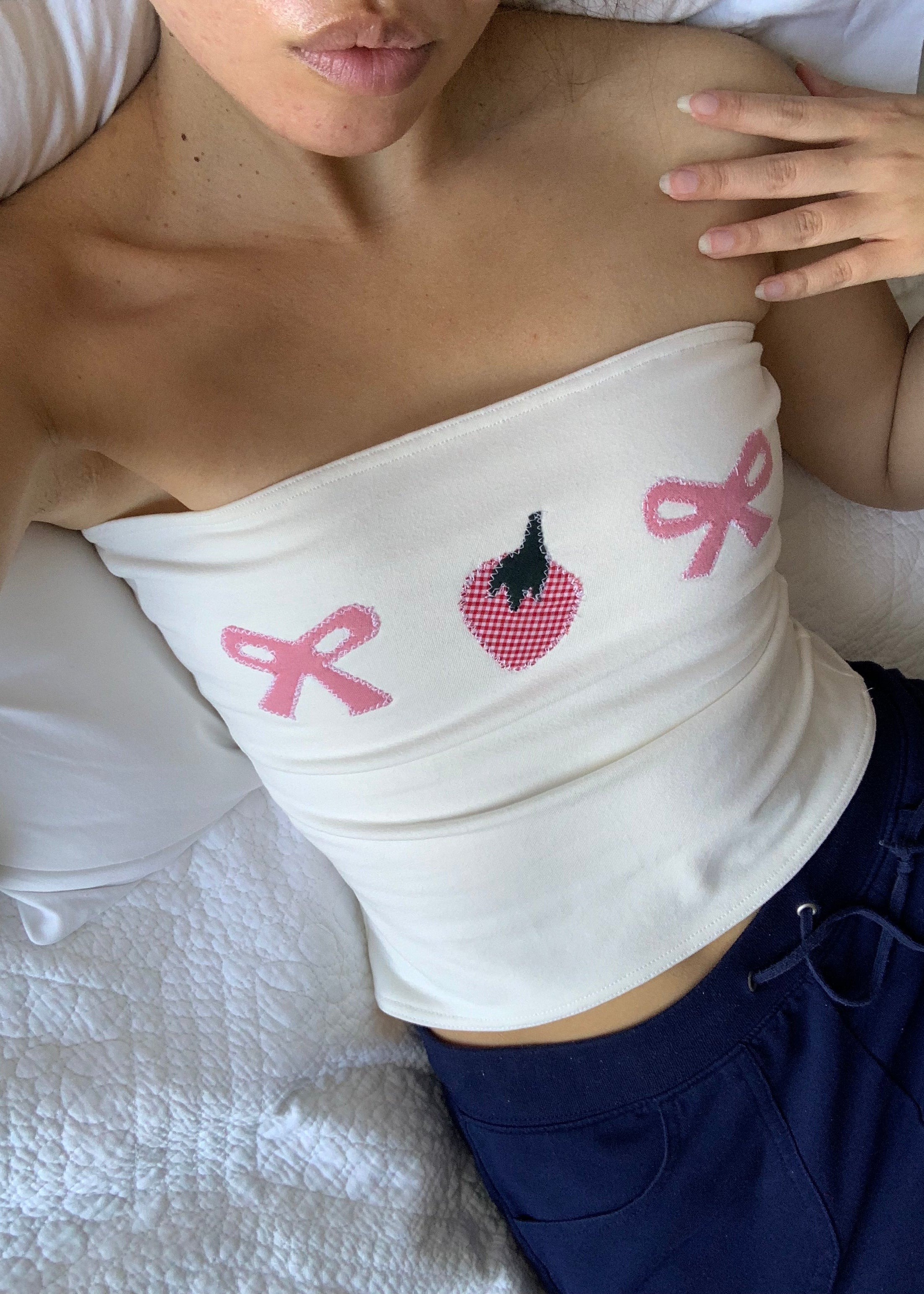 Berries & Bows Tube Top