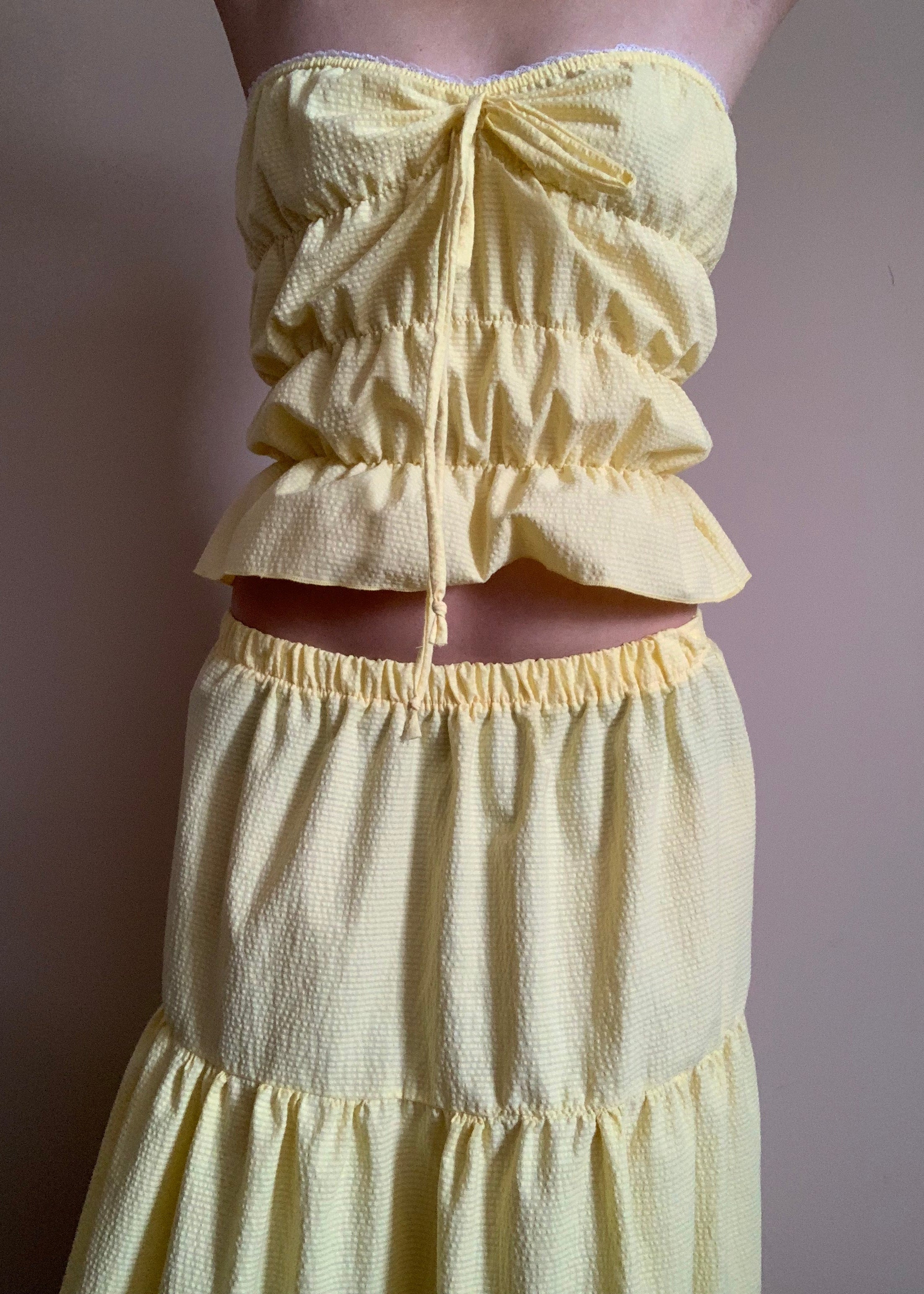 Lucky Lemon Skirt Set