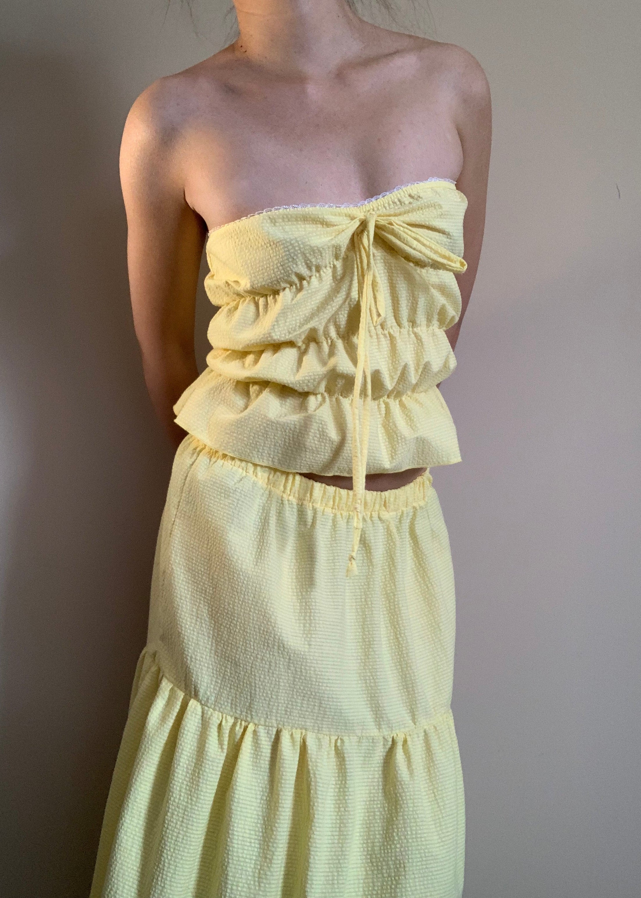 Lucky Lemon Skirt Set