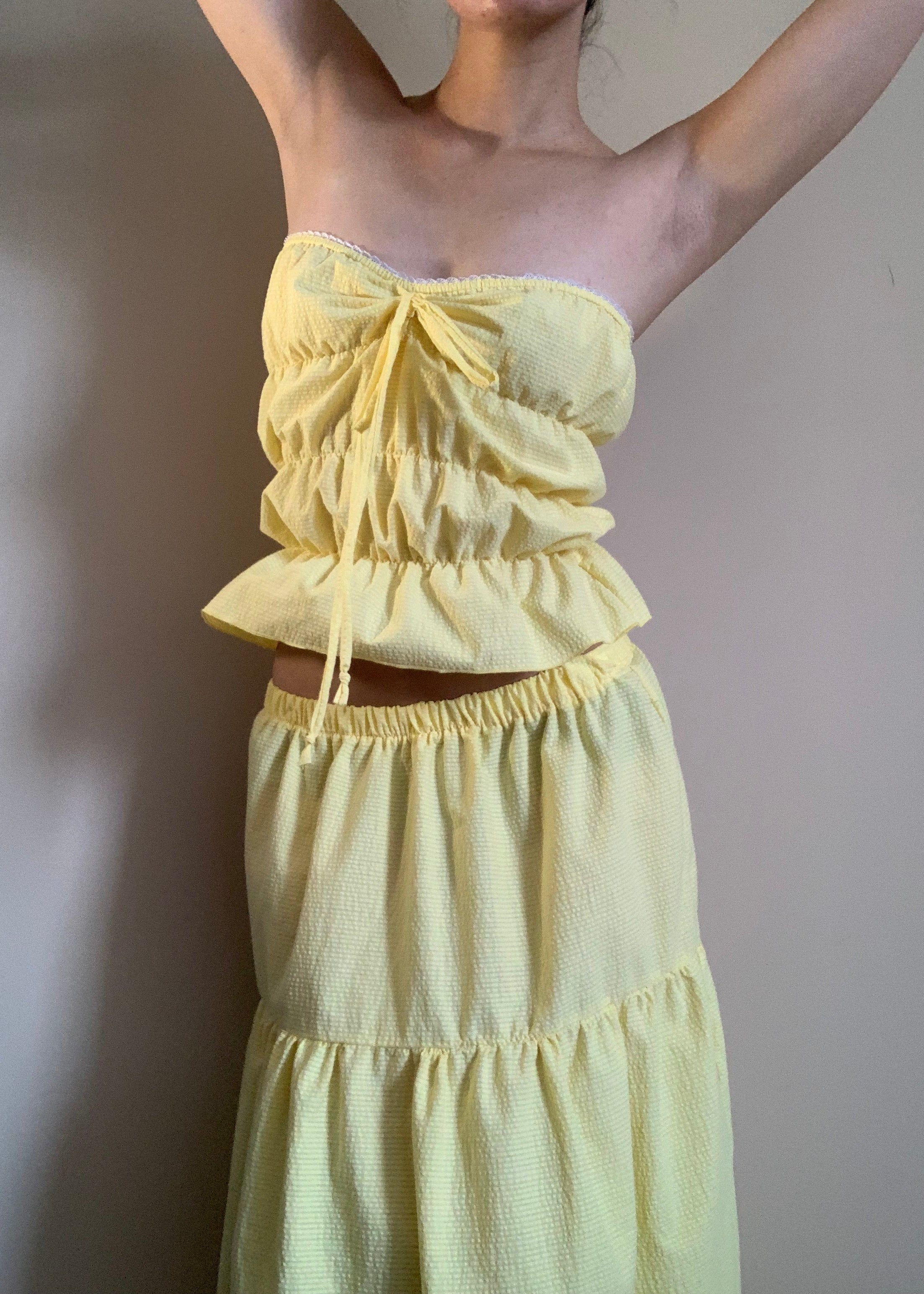 Lucky Lemon Skirt Set